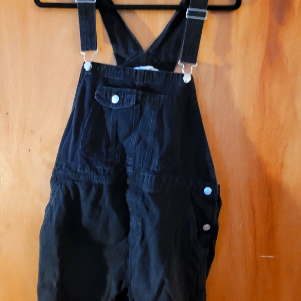 NoBo XL All Black Short Overalls